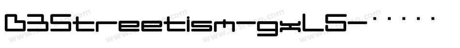 D3Streetism-gxL5字体转换