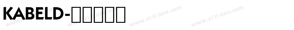 KABELD字体转换