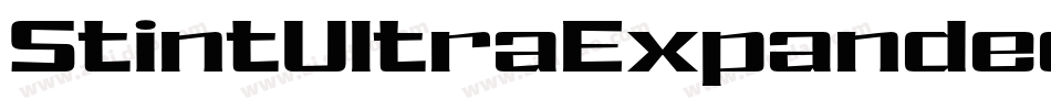 StintUltraExpanded-Regular字体转换