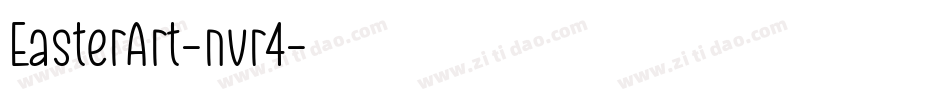 EasterArt-nvr4字体转换