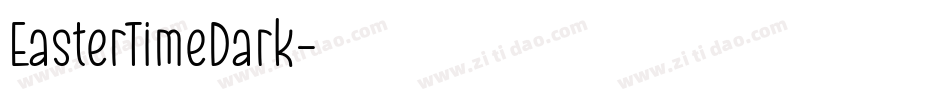 EasterTimeDark字体转换