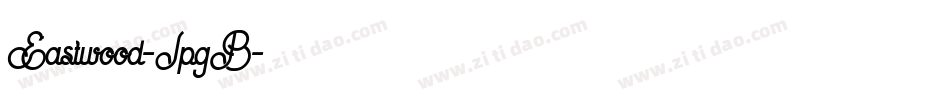 Eastwood-JpgB字体转换