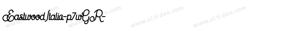 EastwoodItalic-p7wGR字体转换
