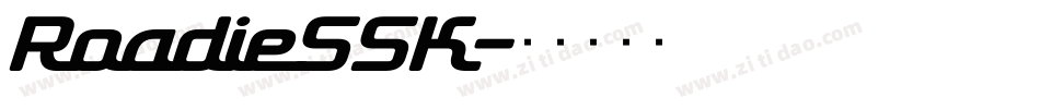 RoadieSSK字体转换