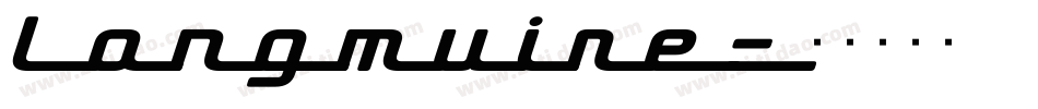 Longmuire字体转换