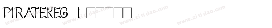 Piratekeg_i字体转换