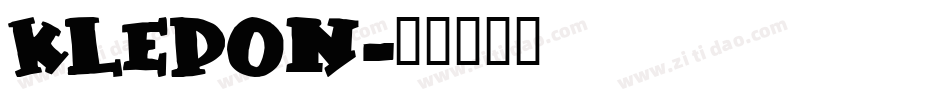 Klepon字体转换