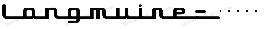 Longmuire字体转换