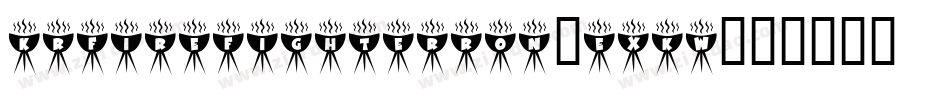 KrFirefighterRon-EXKW字体转换