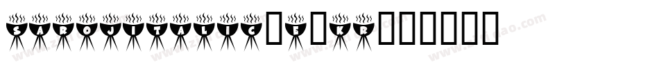 SarojItalic-E0Kr字体转换