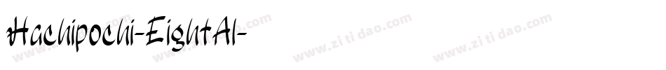 Hachipochi-EightAl字体转换