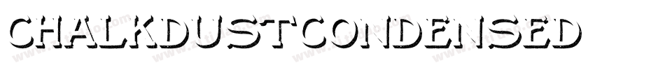 ChalkDustCondensed字体转换