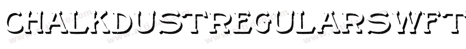 ChalkDustRegularSWFT字体转换