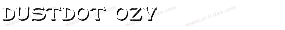 Dustdot-7OZV字体转换