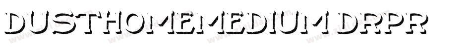 DusthomeMedium-drpR字体转换