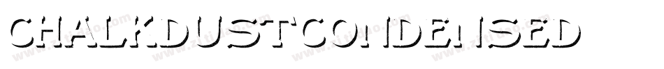 ChalkDustCondensed字体转换