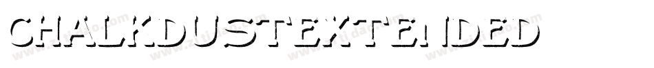 ChalkDustExtended字体转换