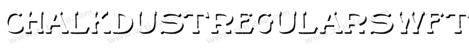 ChalkDustRegularSWFT字体转换