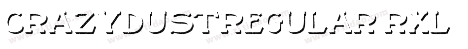 CrazyDustRegular-rXL9字体转换