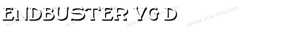 Endbuster-vg3D字体转换