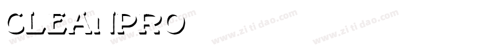 CleanPro字体转换