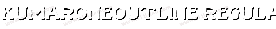 KumarOneOutline-Regular字体转换