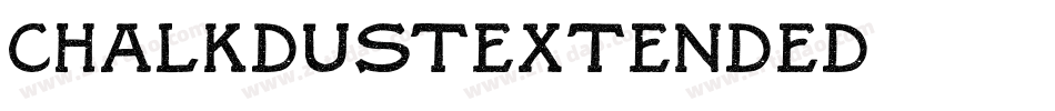 ChalkDustExtended字体转换