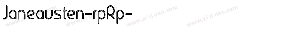 Janeausten-rpRp字体转换