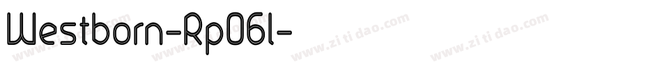 Westborn-Rp06l字体转换