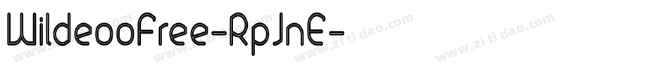 WildeooFree-RpJnE字体转换