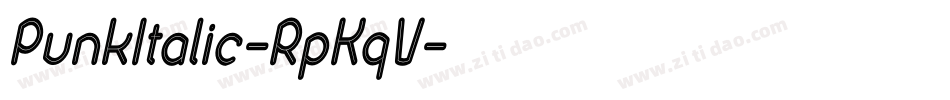 PunkItalic-RpKqV字体转换