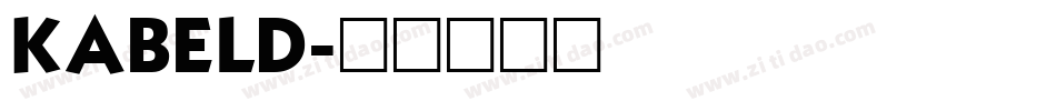 KABELD字体转换
