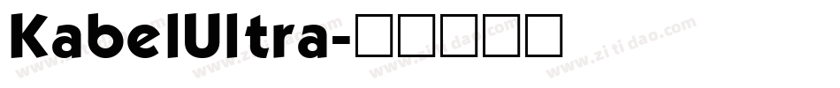 KabelUltra字体转换
