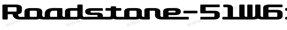 Roadstore-51W6x字体转换