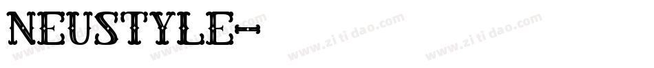 Neustyle字体转换