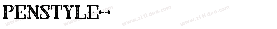 Penstyle字体转换