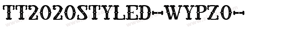 Tt2020StyleD-WypzO字体转换