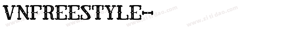 vnfreestyle字体转换