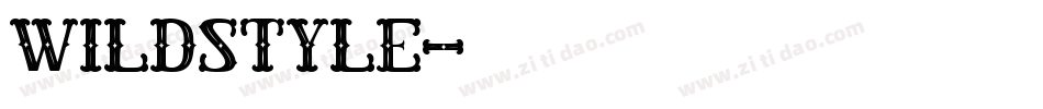 Wildstyle字体转换