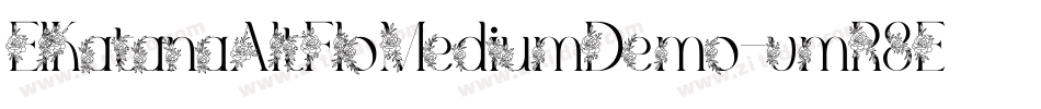 ElKatanaAltFloMediumDemo-vmR8E字体转换