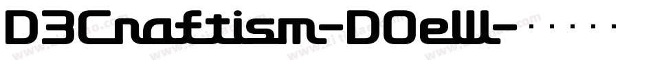 D3Craftism-DOeW字体转换