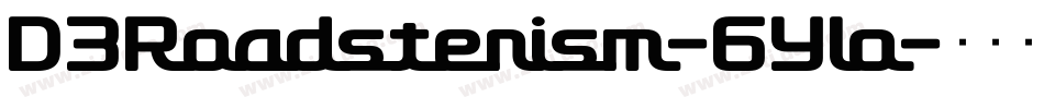 D3Roadsterism-6Ylo字体转换