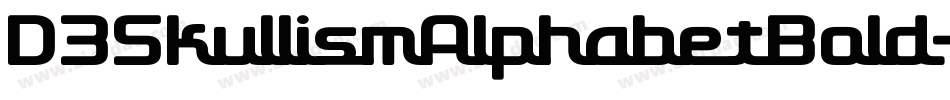 D3SkullismAlphabetBold-d9wE字体转换