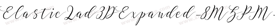 ElasticLad3DExpanded-8MZPM字体转换