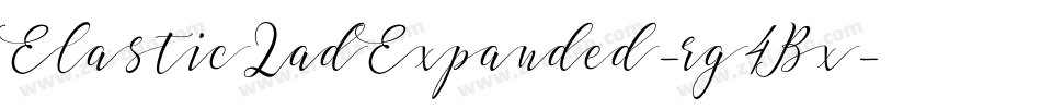 ElasticLadExpanded-rg4Bx字体转换
