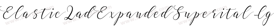 ElasticLadExpandedSuperital-lgK3w字体转换