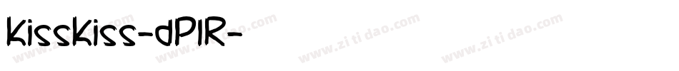 KissKiss-dPlR字体转换