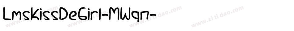 LmsKissDeGirl-MWqn字体转换