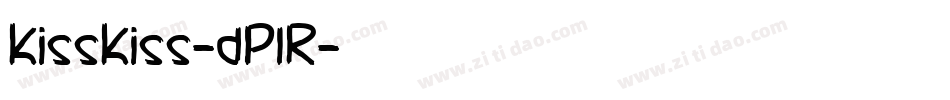 KissKiss-dPlR字体转换