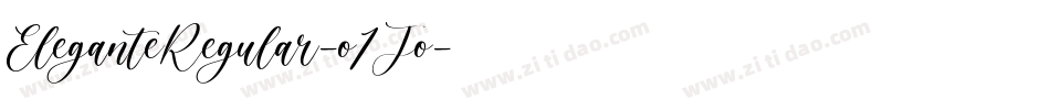EleganteRegular-o1Jo字体转换